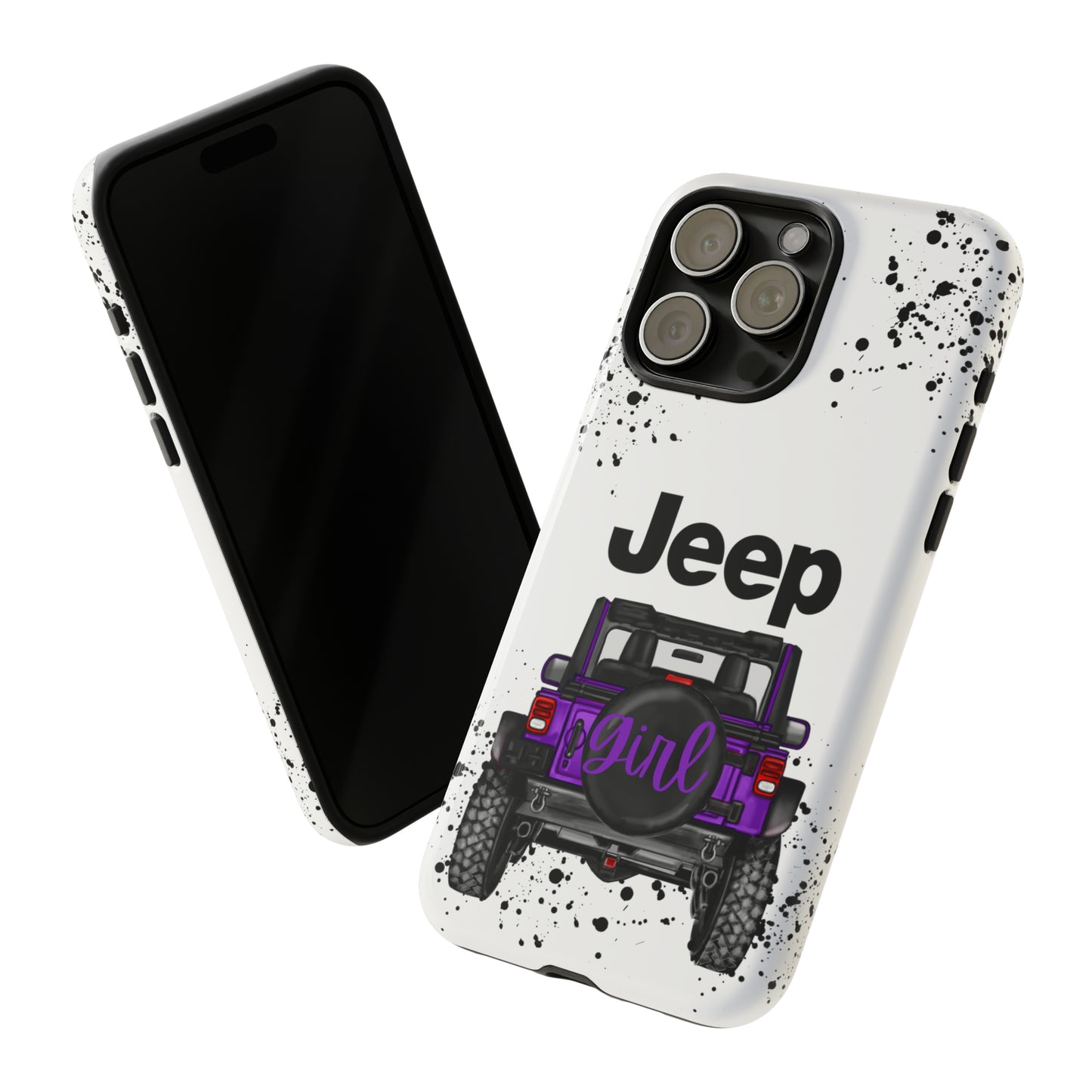 Off Road Girl Dark Purple Protective Case for Iphone, Google and Samsung Phones