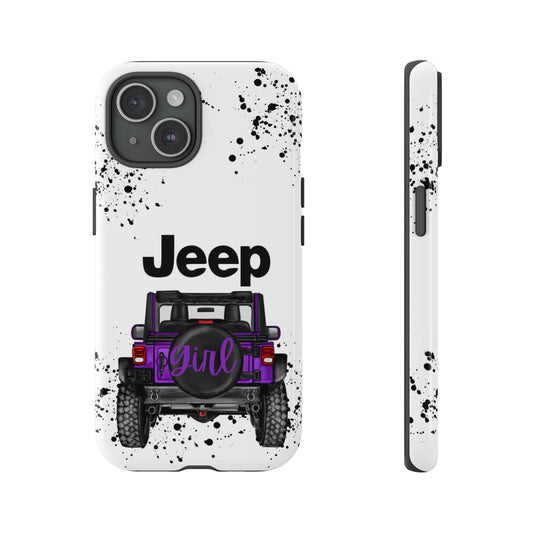 Off Road Girl Dark Purple Protective Case for Iphone, Google and Samsung Phones