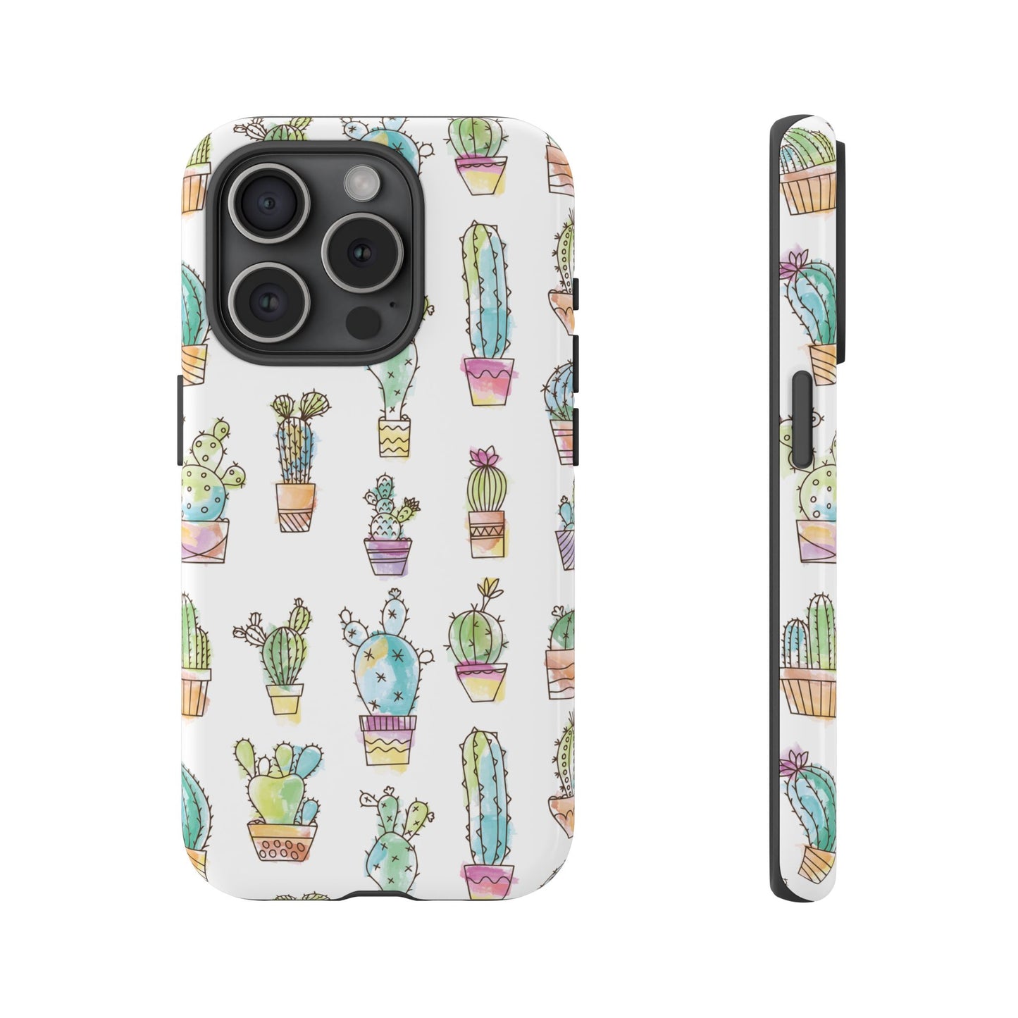 Pastel Cactus Love Phone Case