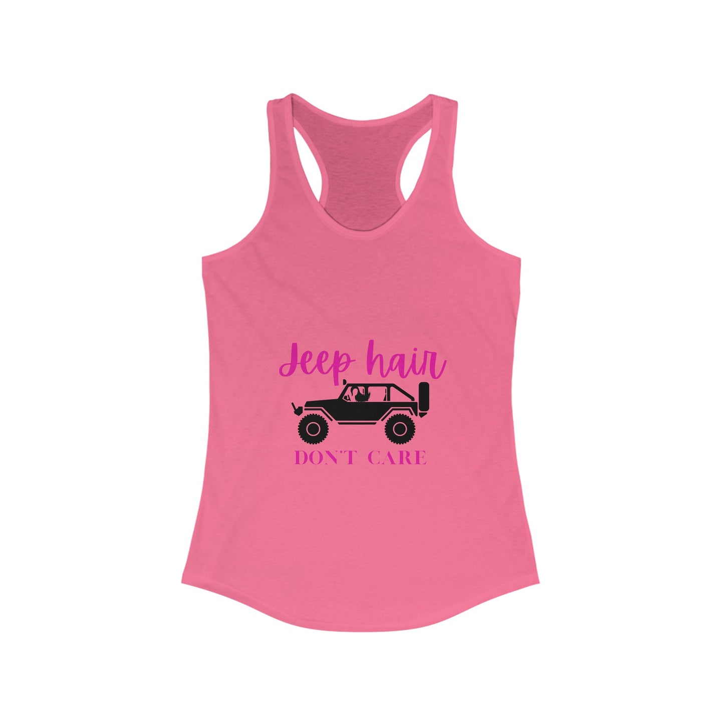 Jeep Hair Don't Care Racerback Tank