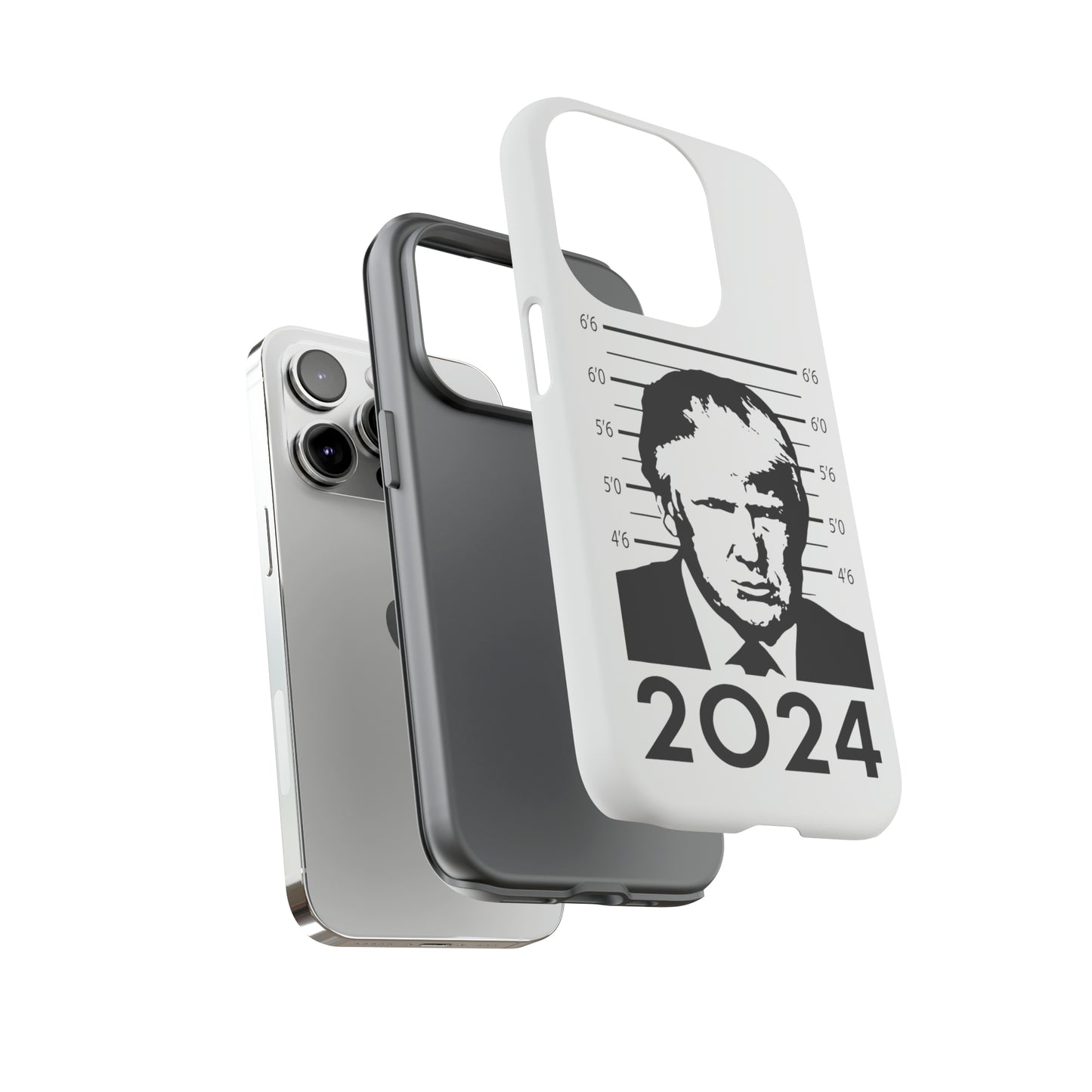 Trump Mug Shot Protective Phone Case for IPhone, Google and Samsung