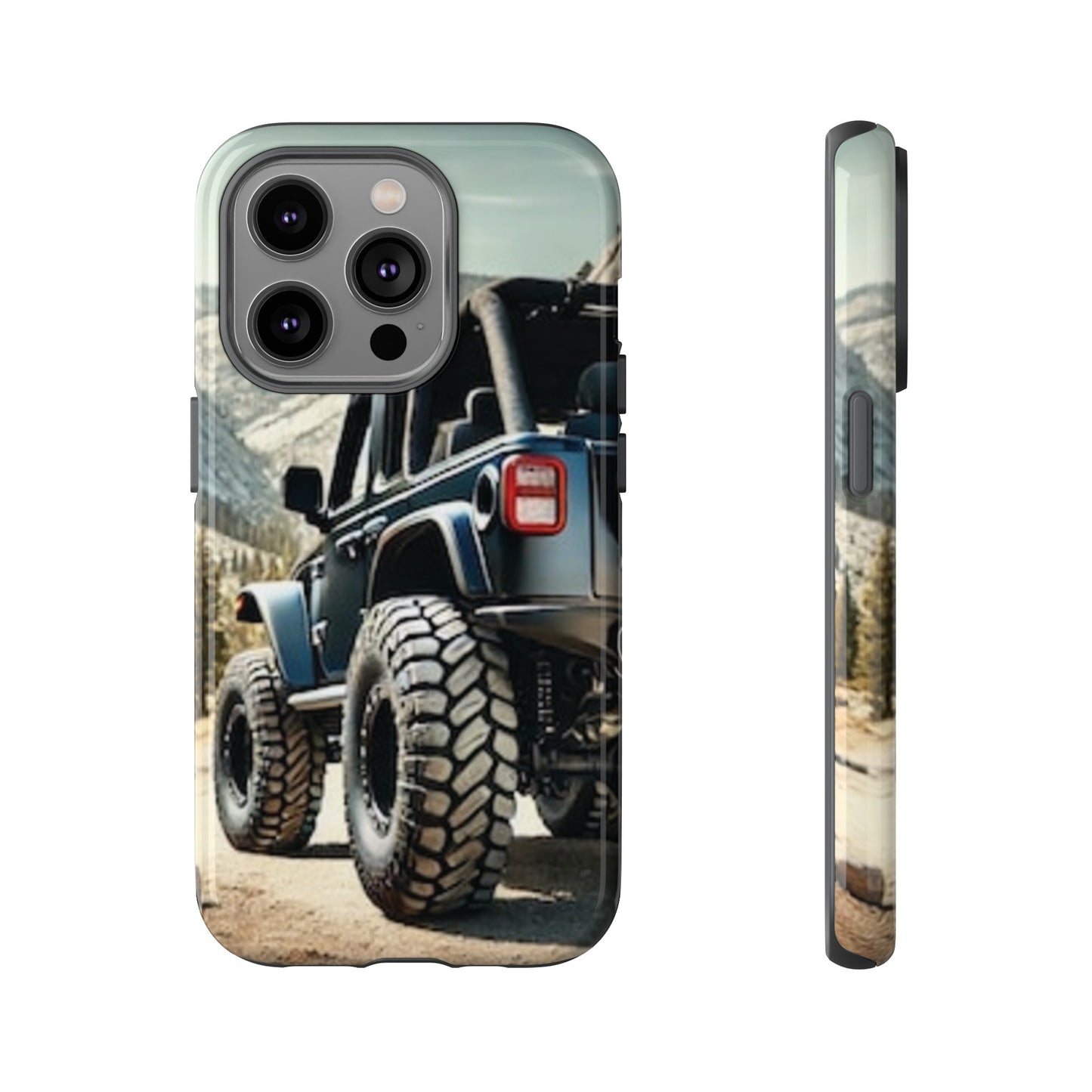 Blue Jeep Protective Phone Case