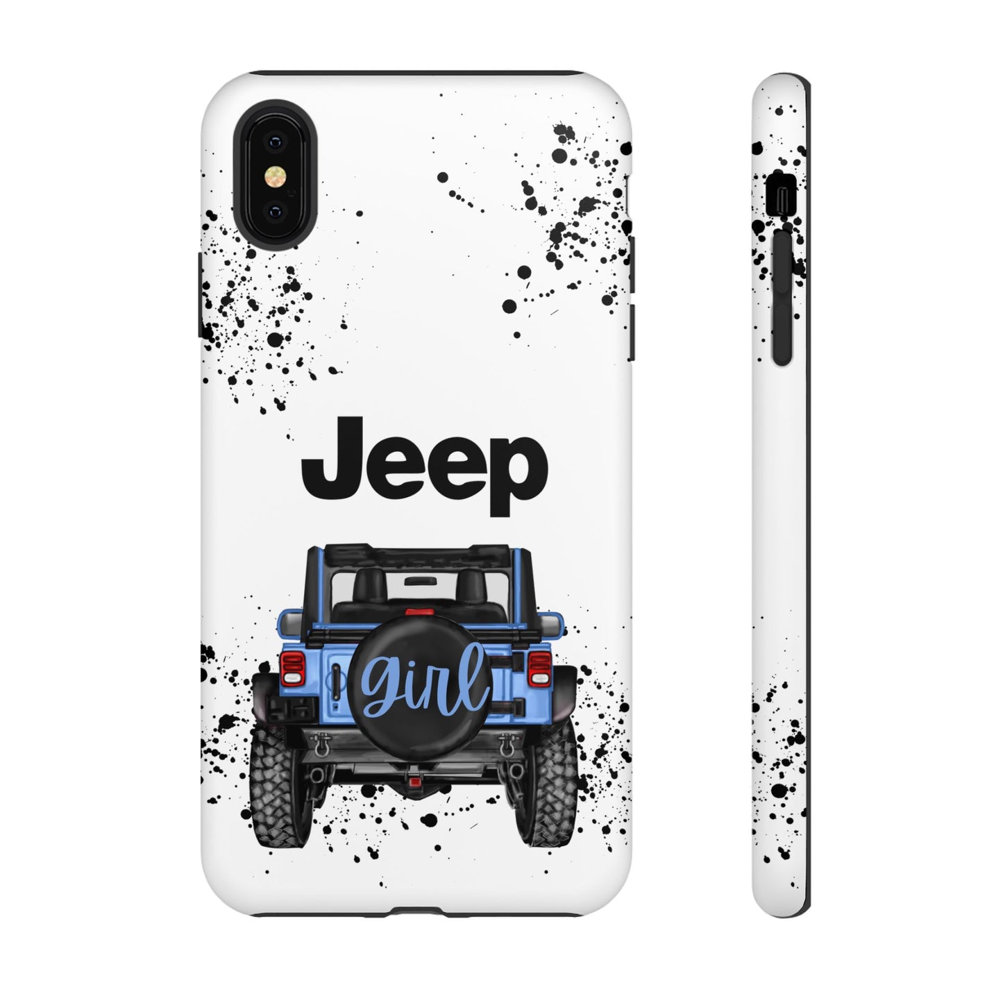 Off Road Girl Light Blue Protective Case for Iphone, Google and Samsung Phones