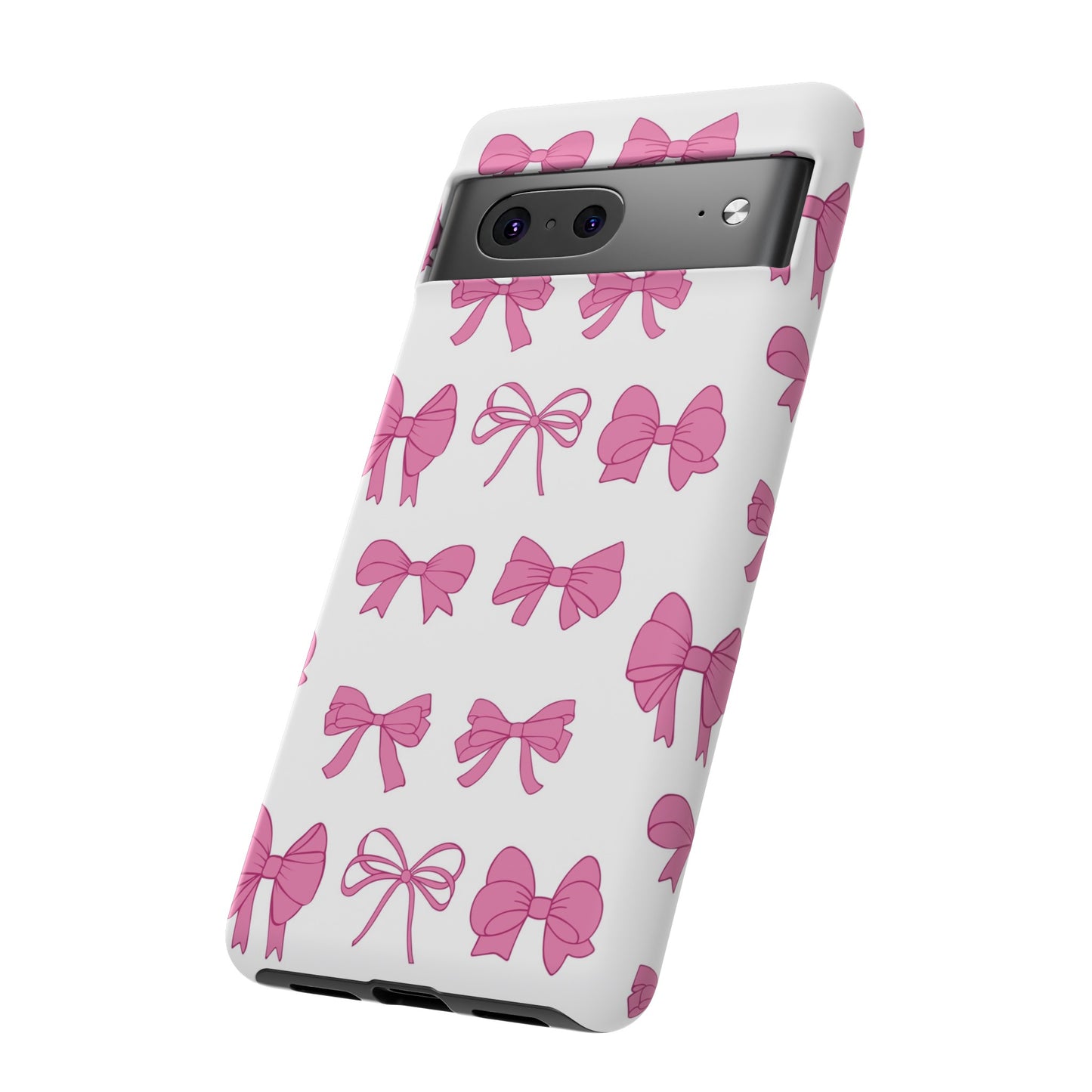 Pink Bows Protective Phone Case for Iphone, Samsung and Google Phones
