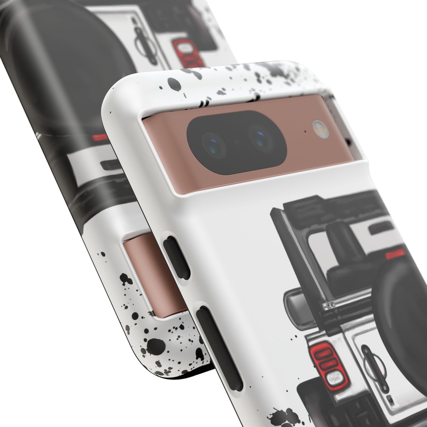 Off Road Life White Protective Case for Iphone, Google and Samsung