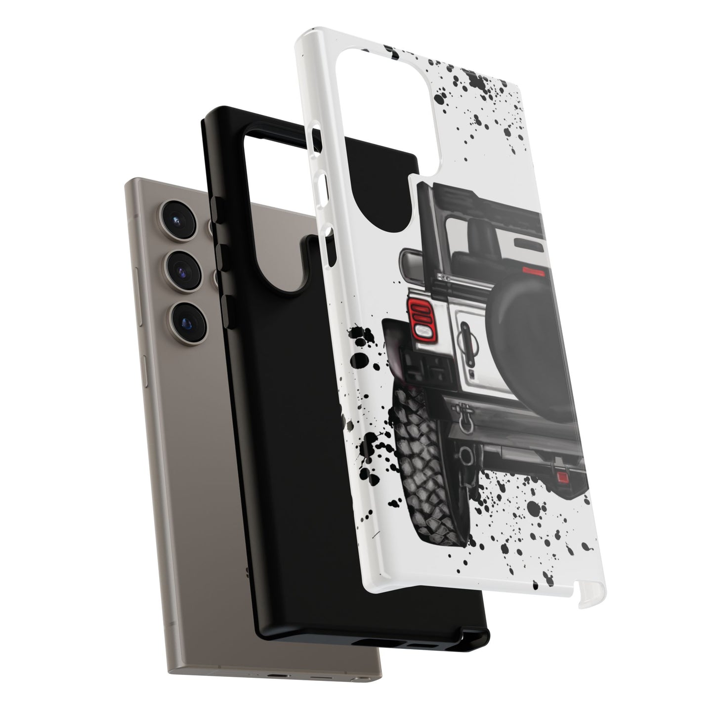 Off Road Life White Protective Case for Iphone, Google and Samsung
