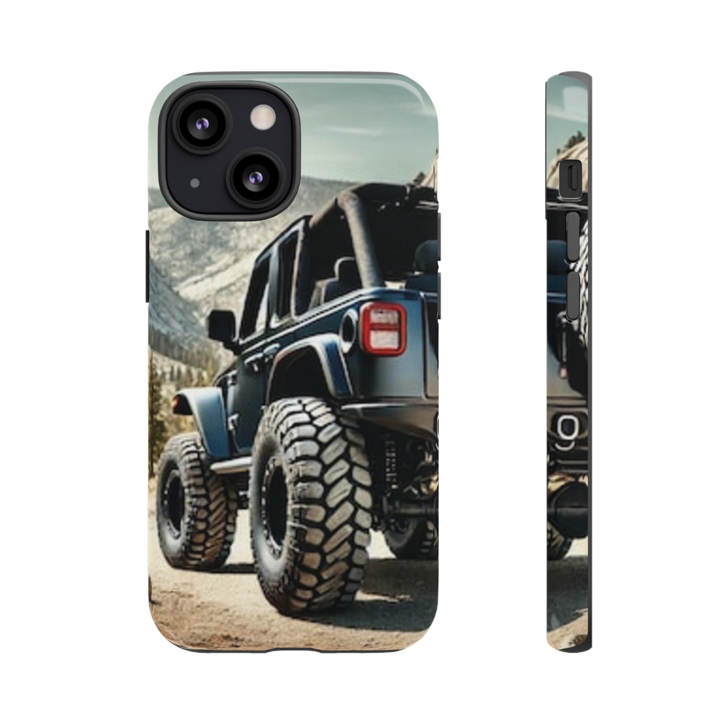 Blue Jeep Protective Phone Case