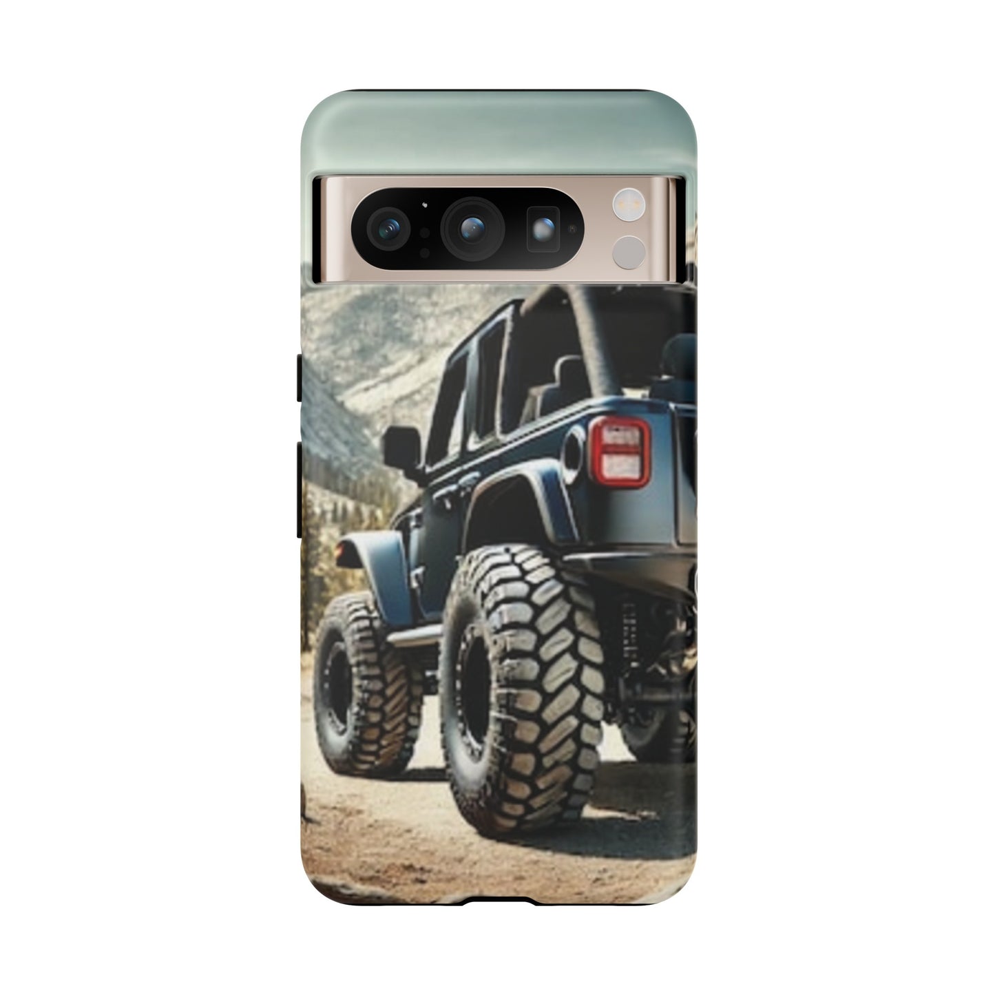 Blue Jeep Protective Phone Case