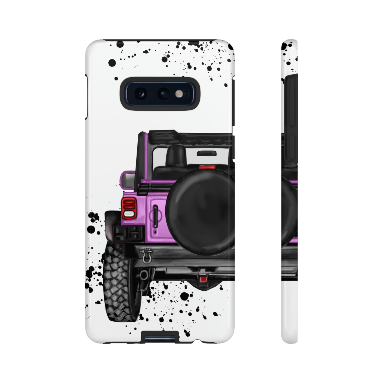 Off Road Life Charcoal Pink/Light Purple Protective Case for Iphone, Google and Samsung