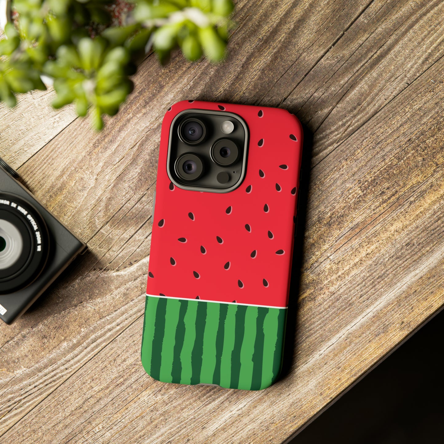 Adorable Watermelon Protective Phone Case for Google, Iphone, and Samsung Phone Cases