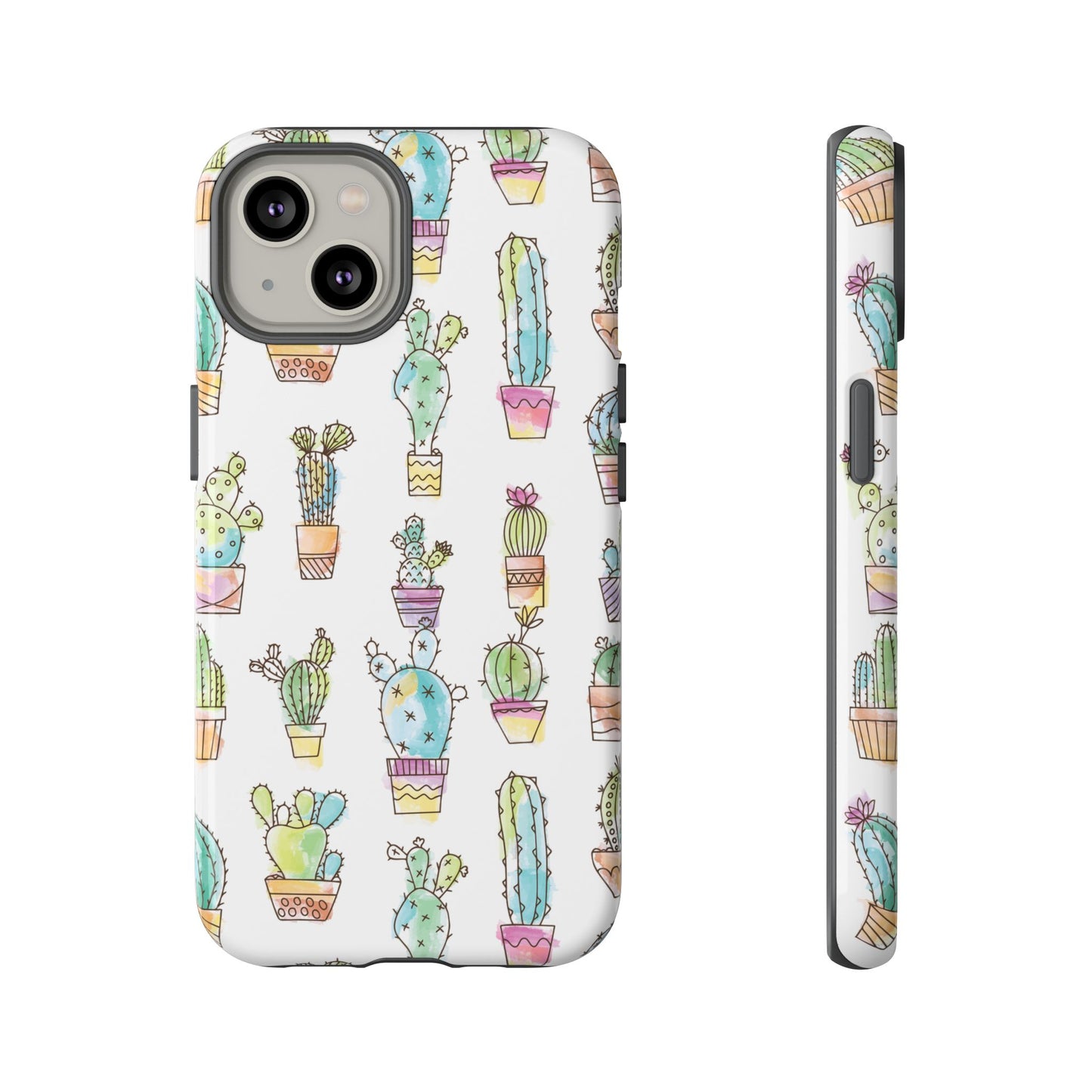 Pastel Cactus Love Phone Case