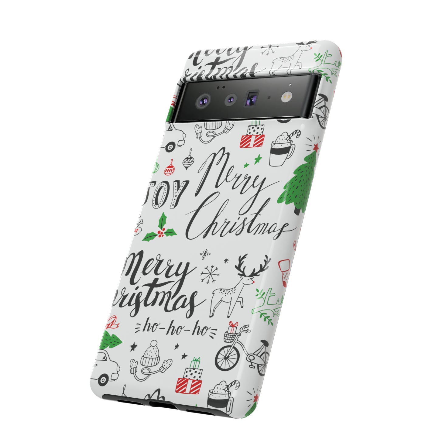 Merry Christmas Protective Phone Case for Iphone, Samsung and Google Phones