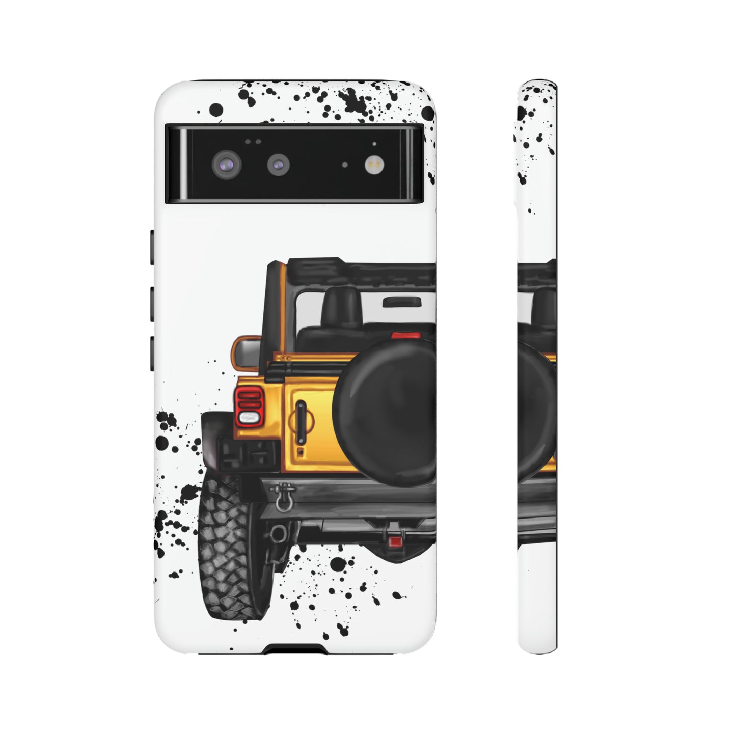 Off Road Life Yellow Protective Case for Iphone, Google and Samsung