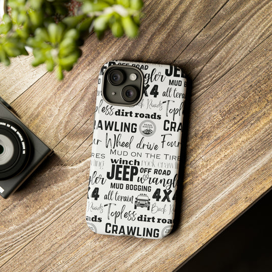 Off Road Subway Art Protective Phone Case for Iphone, Samsung and Google Phones