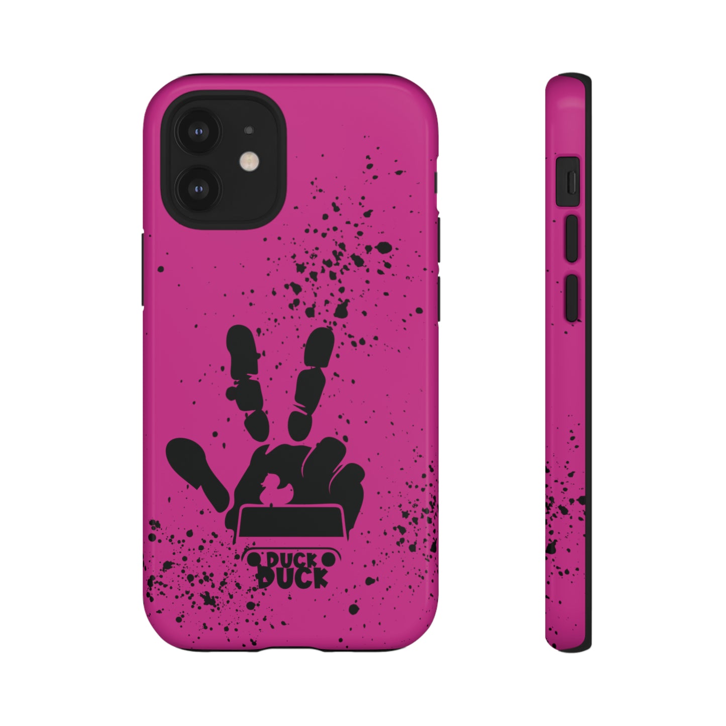 Duck Duck Hot Pink Protective Phone Case for IPhone, Samsung and Google Phone