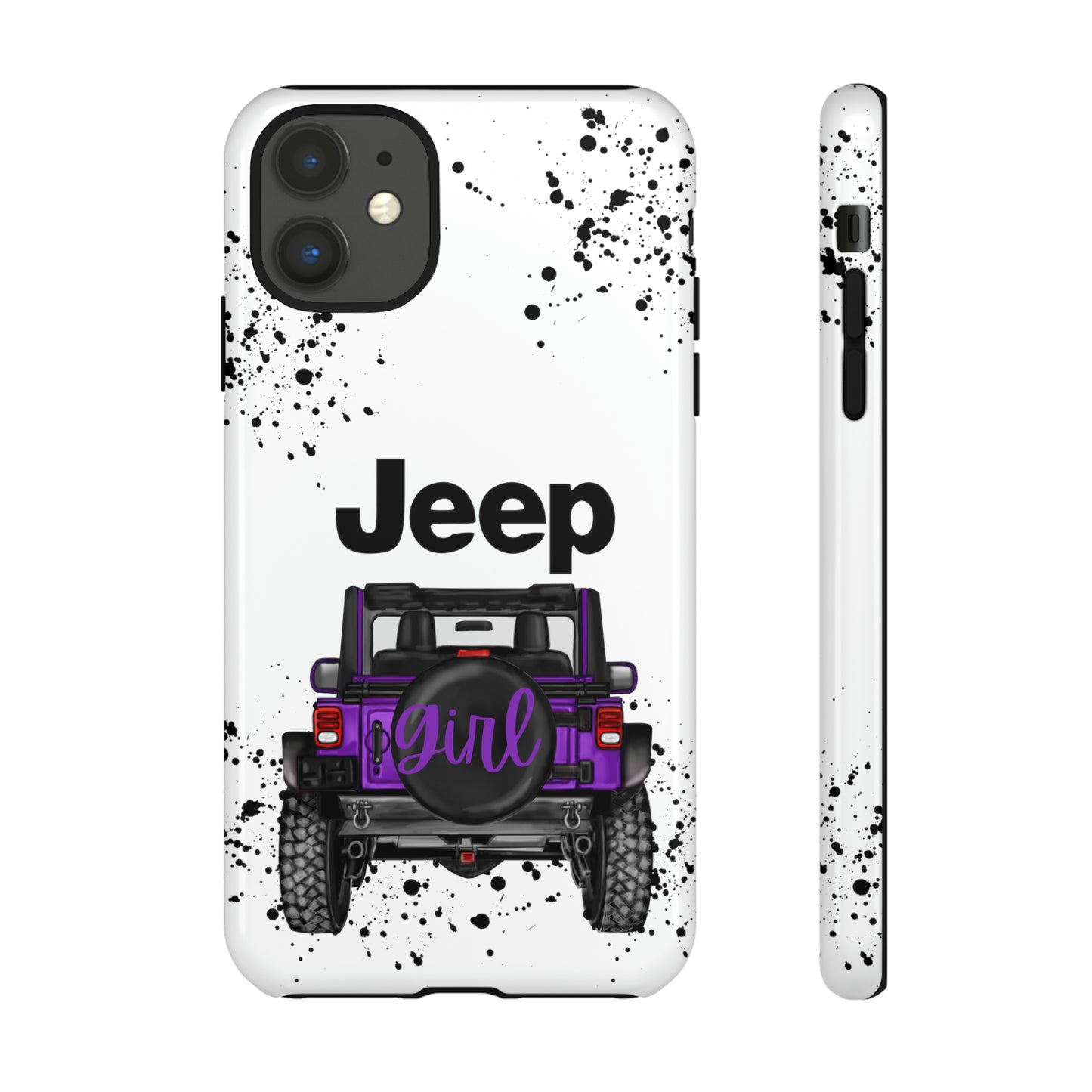 Off Road Girl Dark Purple Protective Case for Iphone, Google and Samsung Phones