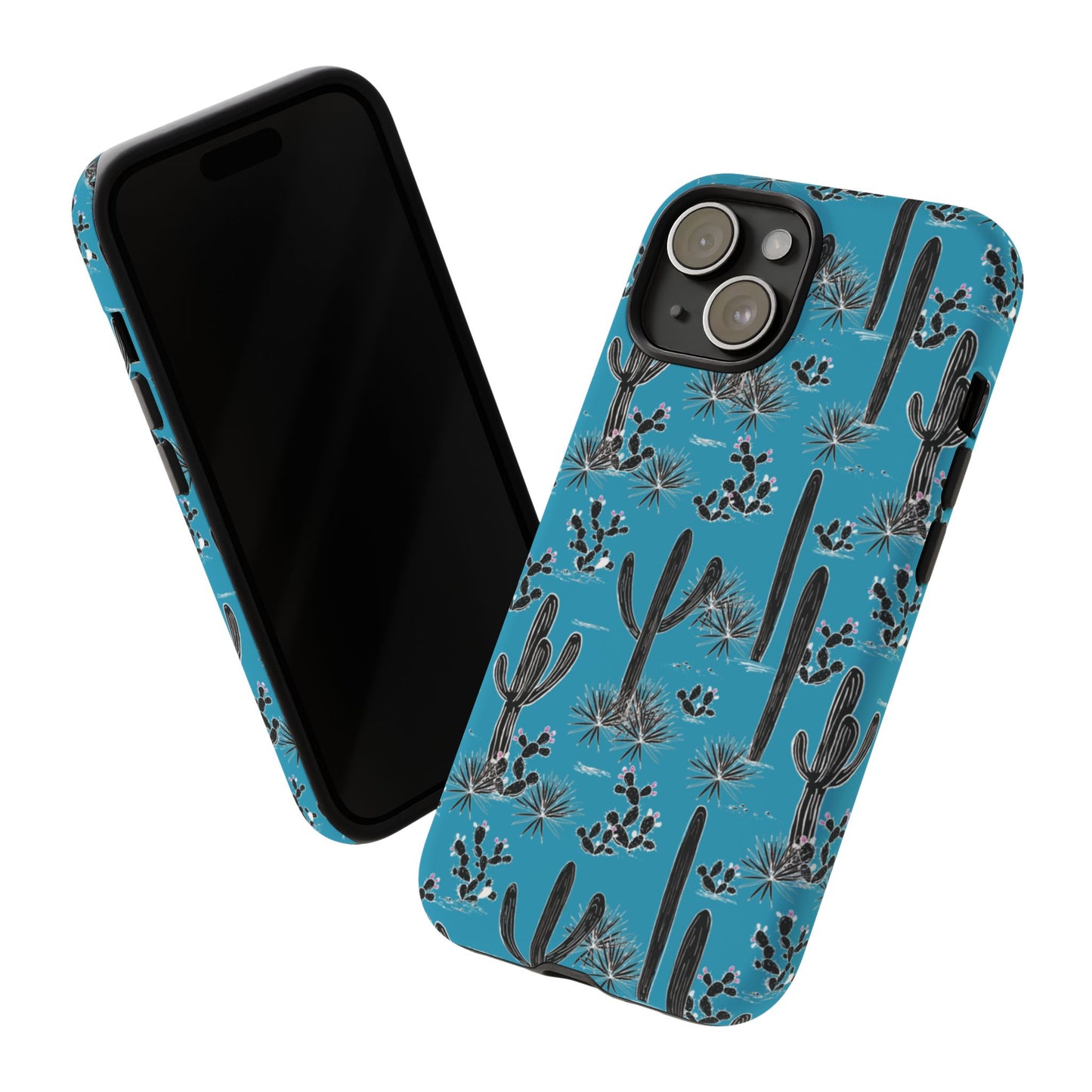 Turquoise Cactus Love Phone Case