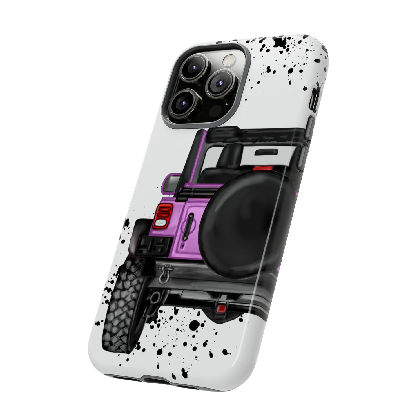 Off Road Life Charcoal Pink/Light Purple Protective Case for Iphone, Google and Samsung