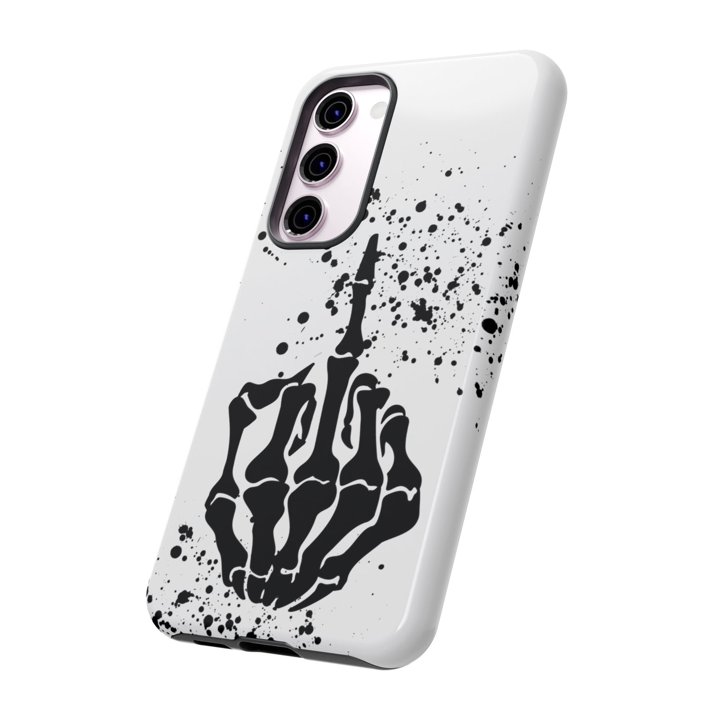Skeleton, Finger Protective Case for Iphone, a Google and Samsung phones