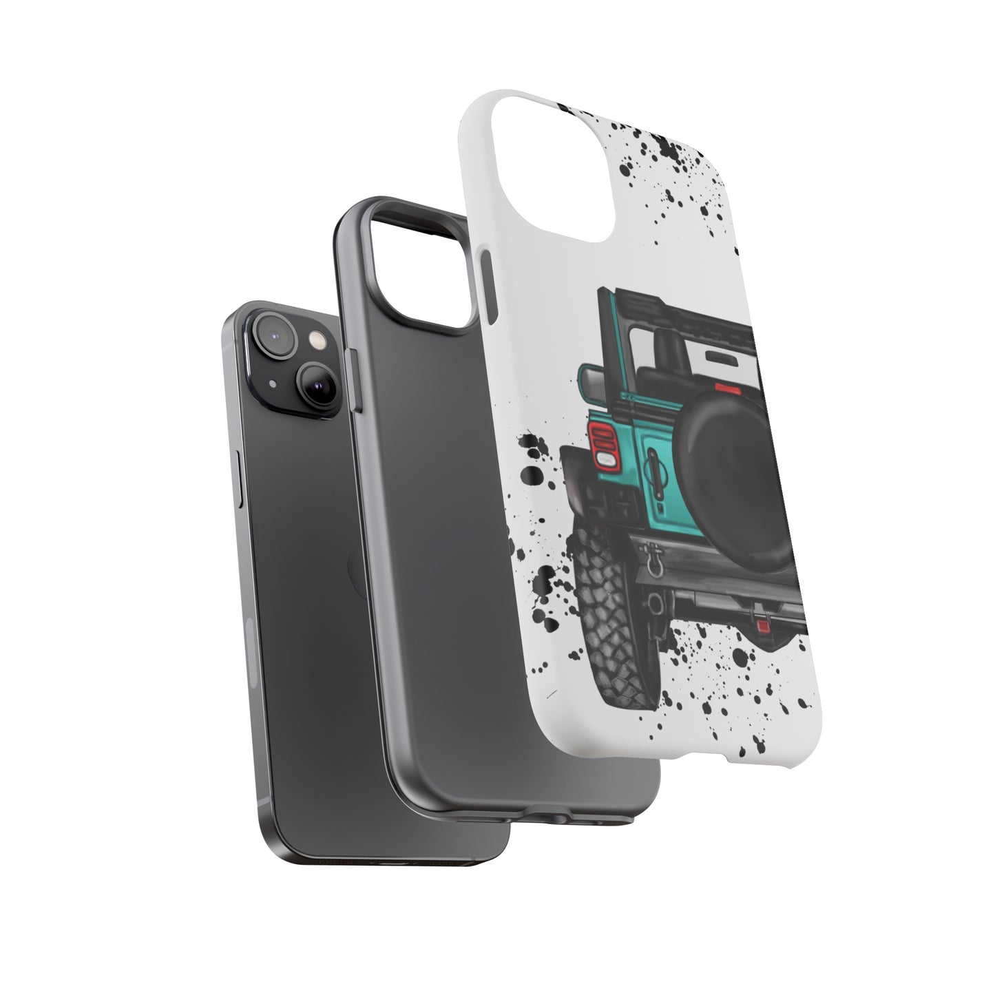 Off Road Life Turquoise Protective Case for Iphone, Google and Samsung