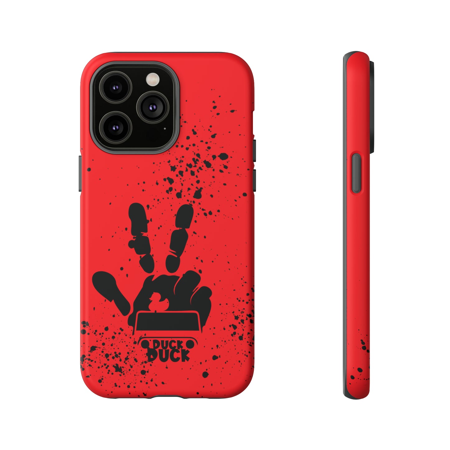 Duck Duck Red Protective Phone Case for IPhone, Samsung and Google Phones