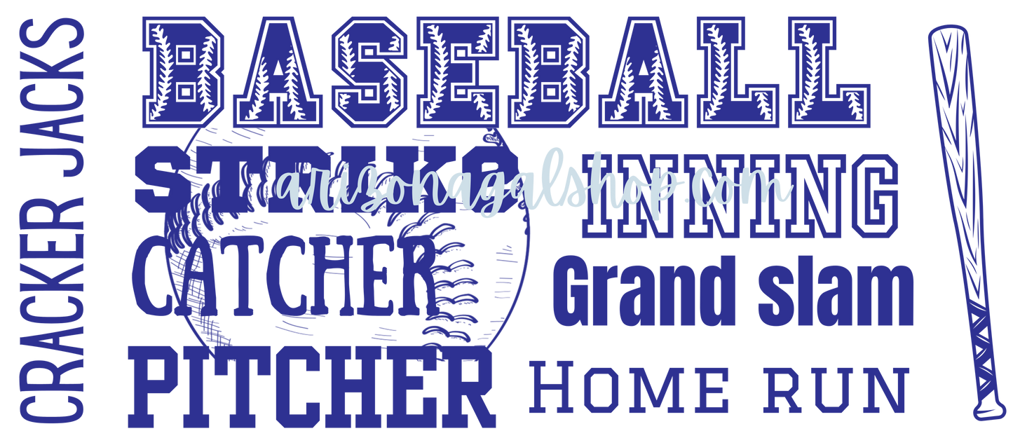 Digital Download - Baseball Wrap design