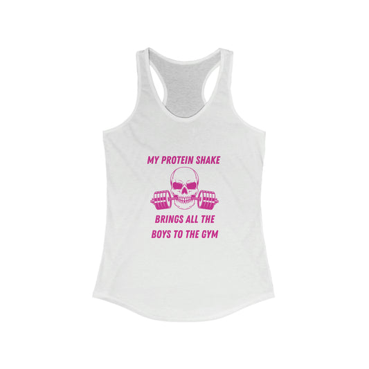 My protein shake Women's Ideal Racerback Tank